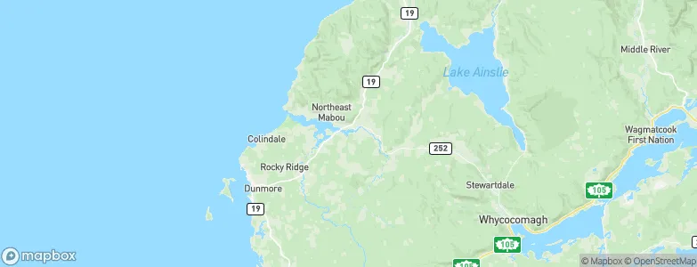 Mabou, Canada Map