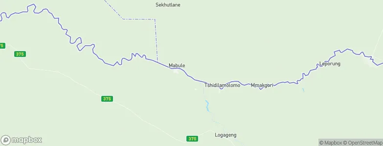 Mabuli, Botswana Map