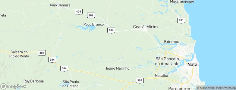 Macaíba, Brazil Map