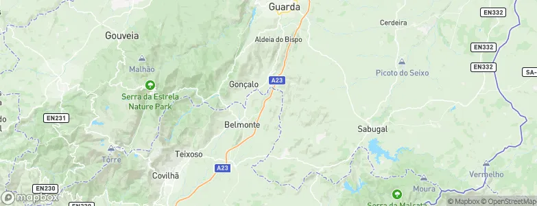 Maçainhas, Portugal Map