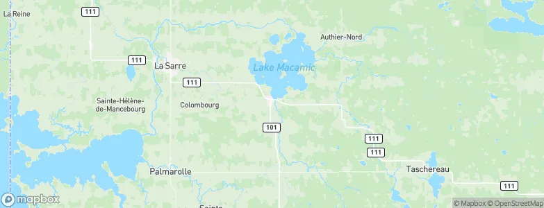 Macamic, Canada Map