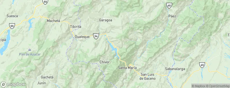 Macanal, Colombia Map