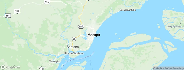 Macapá, Brazil Map