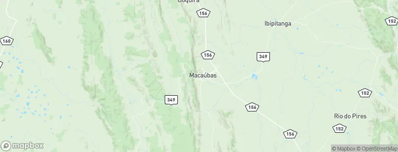Macaúbas, Brazil Map