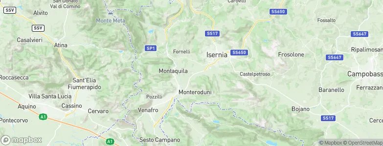 Macchia d'Isernia, Italy Map