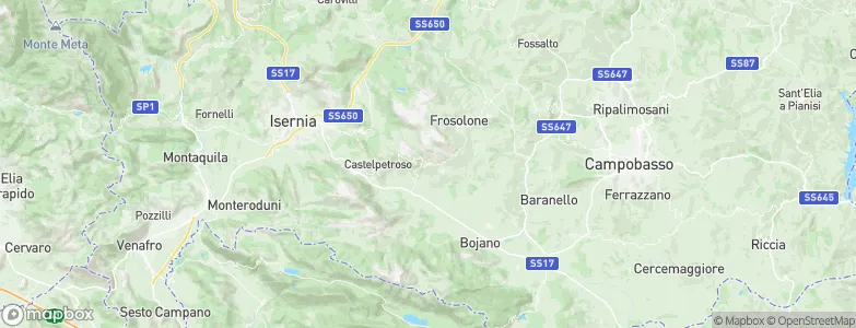 Macchiagodena, Italy Map