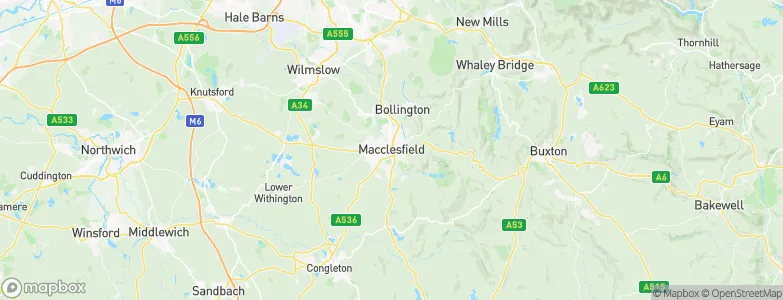 Macclesfield, United Kingdom Map