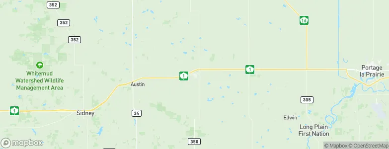 MacGregor, Canada Map