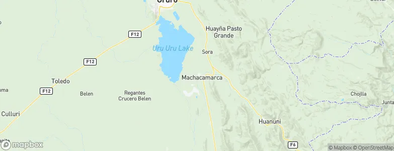 Machacamarca, Bolivia Map