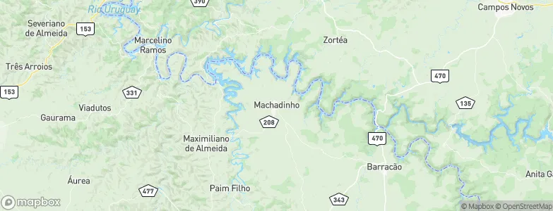 Machadinho, Brazil Map