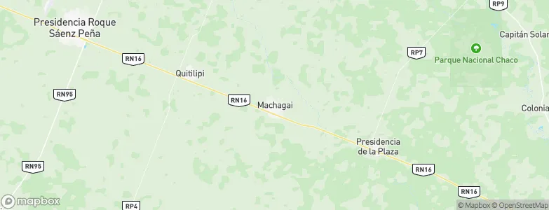 Machagai, Argentina Map