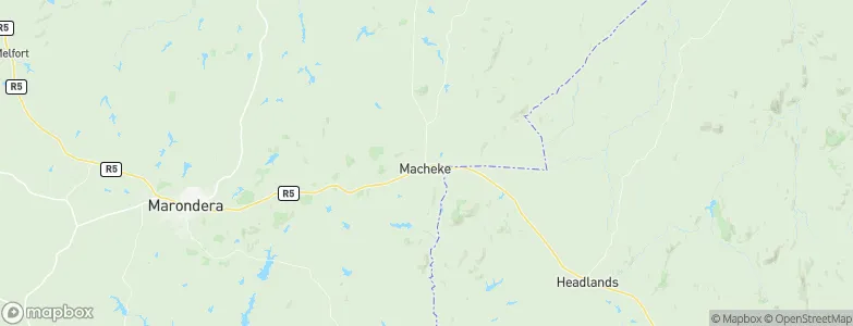 Macheke, Zimbabwe Map