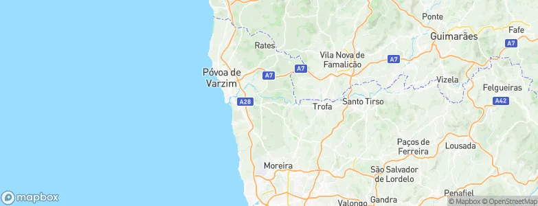 Macieira da Maia, Portugal Map