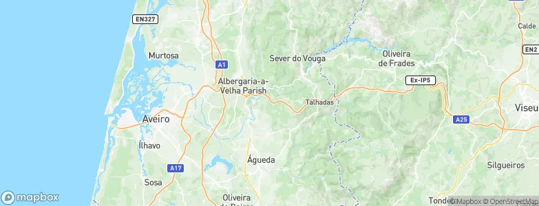 Macinhata do Vouga, Portugal Map
