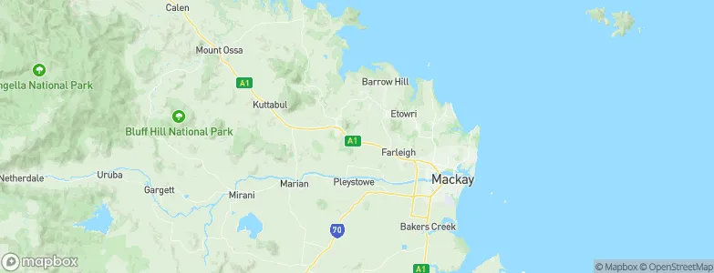 Mackay, Australia Map