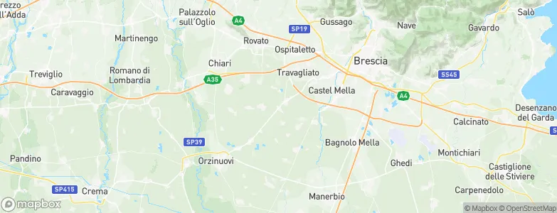 Maclodio, Italy Map
