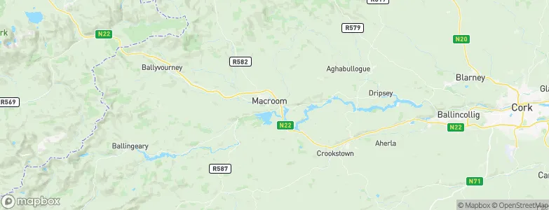 Macroom, Ireland Map