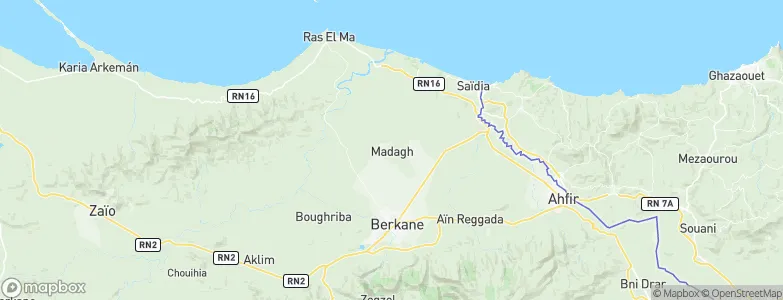 Madagh, Morocco Map