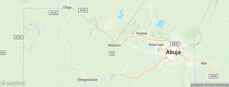 Madala, Nigeria Map