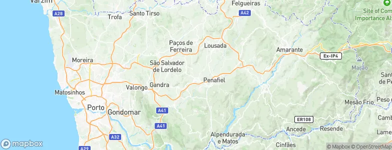 Madalena, Portugal Map