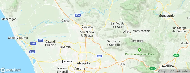 Maddaloni, Italy Map