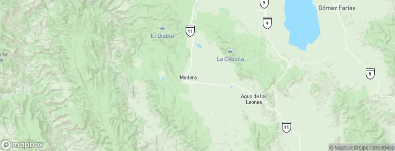 Madera, Mexico Map