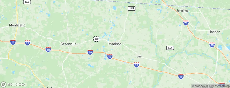 Madison, United States Map