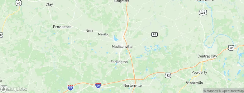 Madisonville, United States Map