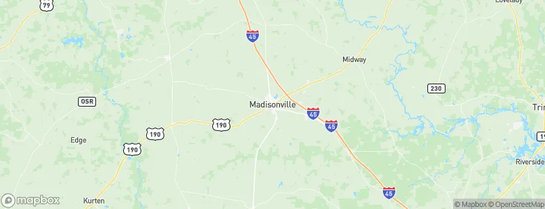 Madisonville, United States Map