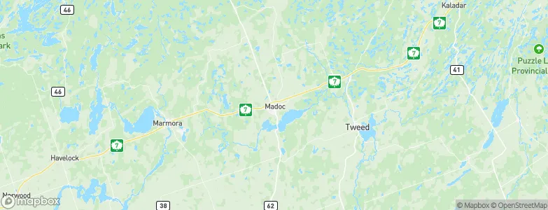 Madoc, Canada Map