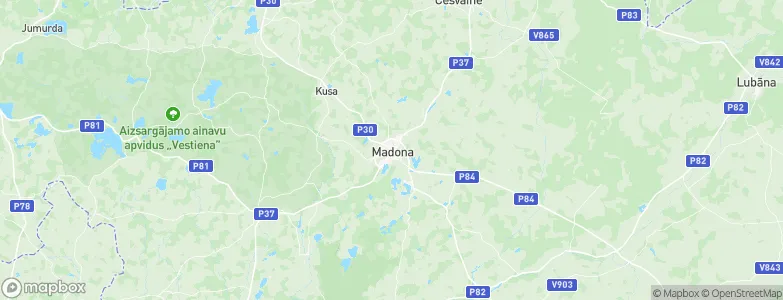Madona, Latvia Map