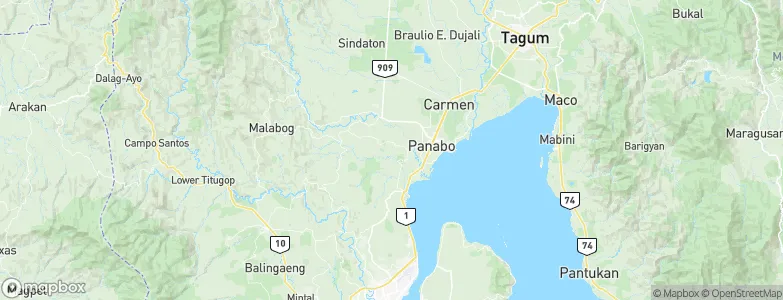 Maduao, Philippines Map