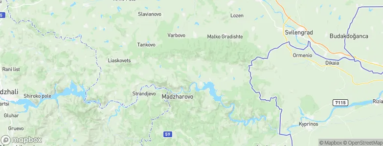 Madzharovo, Bulgaria Map