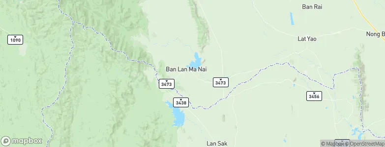 Mae Poen, Thailand Map