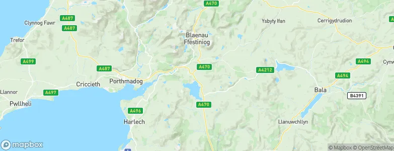 Maentwrog, United Kingdom Map