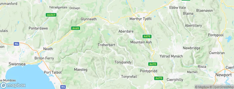 Maerdy, United Kingdom Map