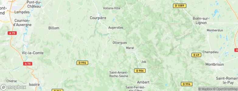 Maflux, France Map