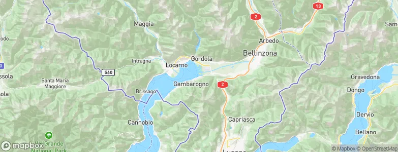Magadino, Switzerland Map