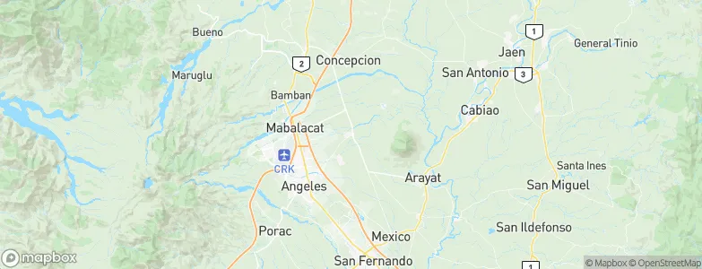 Magalang, Philippines Map