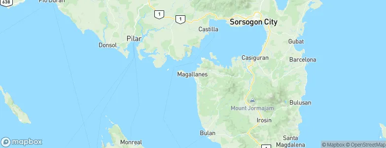 Magallanes, Philippines Map