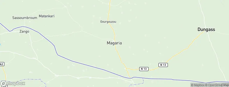 Magaria, Niger Map