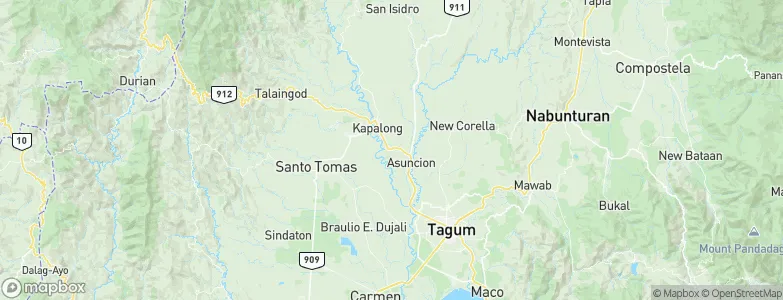 Magatos, Philippines Map