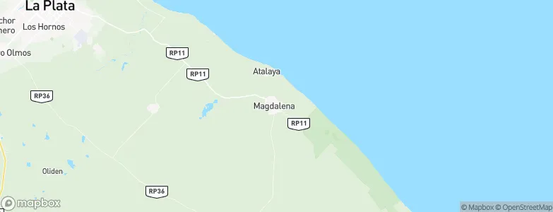 Magdalena, Argentina Map