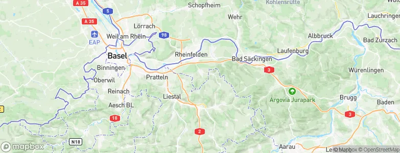 Magden, Switzerland Map