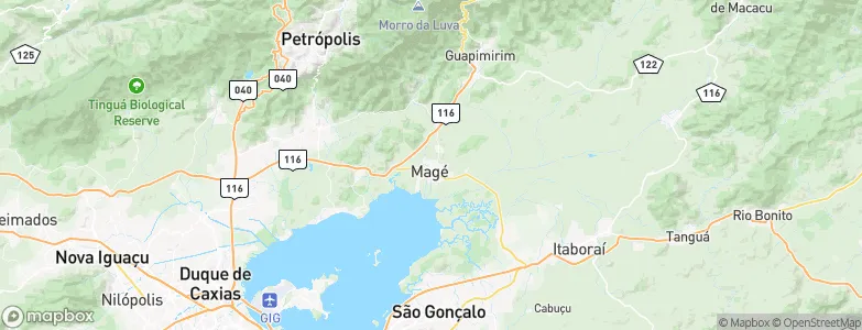 Magé, Brazil Map