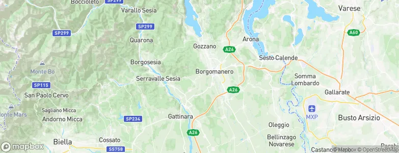 Maggiora, Italy Map