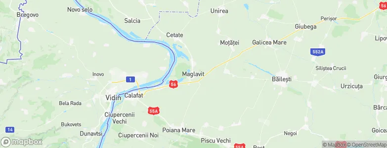 Maglavit, Romania Map