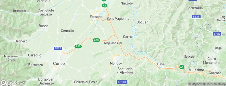 Magliano Alpi, Italy Map