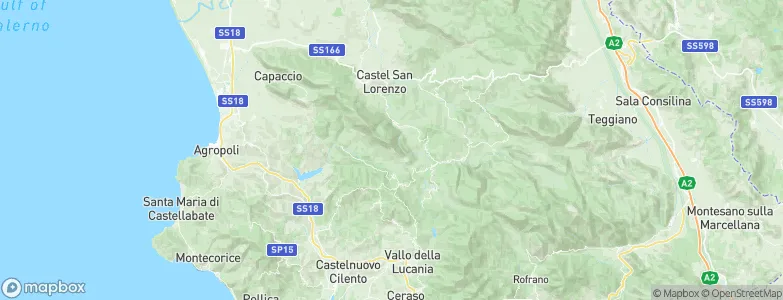 Magliano Vetere, Italy Map