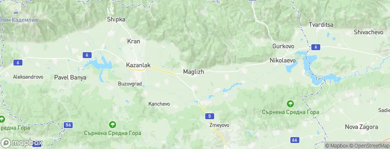 Maglizh, Bulgaria Map